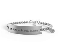 Bracciale 10 Buoni Propositi in Acciaio B-5300 - B-5300